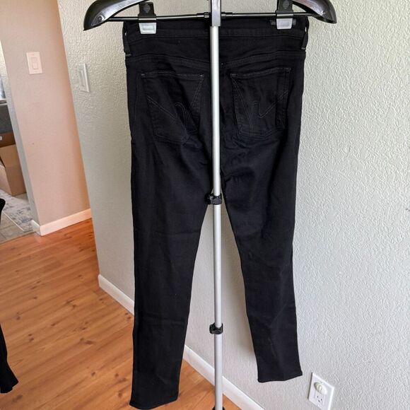 Citizens of Humanity Black Avedon Ultra Slick Skinny Jeans Stretchy Size 27 - Picture 2 of 8